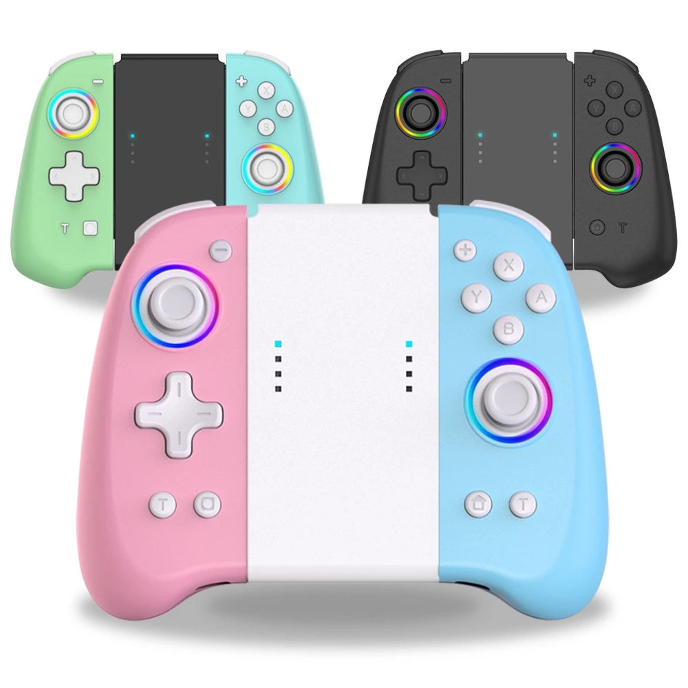 Controle N-Switch X24 | Sua Jornada Gamer Ganha Vida! | Joypad para Nintendo Switch (L/R) Gamepad/OLED com Cruzamento Personalizado - Nerd Shope® COD: 1014