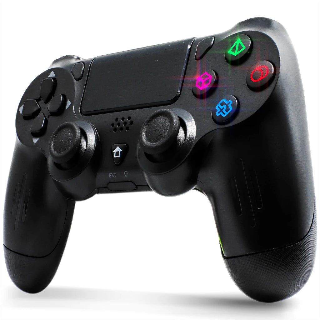 Controle KNUP-5 | Joystick com Fio Game Pad DualShock PS4 LED USB - Nerd Shope® COD: 1010